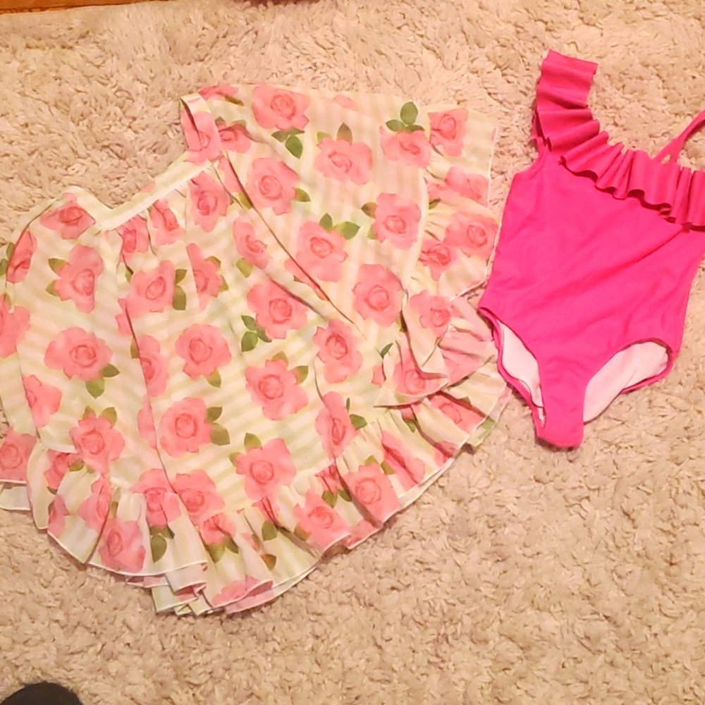 Kate Mack swimsuit and cover up bundle